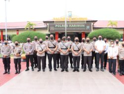 KUNJUNGAN KERJA WAKAPOLDA KEPRI DI POLRES KARIMUN