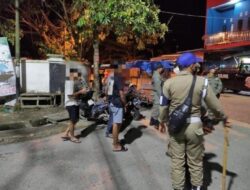 Satpol PP Inhil Giat Rutin Patroli Malam