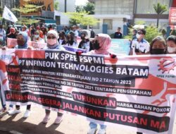 Massa Aksi Buruh Batam Kembali Datangi Gubernur Kepri Menyampaikan 5 Tuntutan