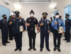 Lanud Hang Nadim Melaksanakan Upacara Peringatan HUT Ke-76 TNI Angkatan Udara Tahun 2022
