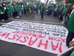 Diduga Aliansi Mahasiswa Menggelar Demo Tidak Memiliki Ijin
