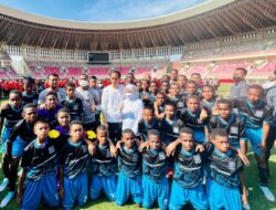 Presiden Jokowi Luncurkan Papua Football Academy