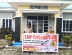 Cegah pungli, Bhabinkamtibmas sosialisasi saber pungli