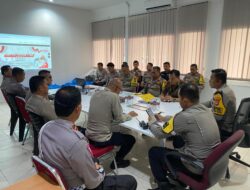 Evaluasi Kinerja Selama Operasi, Polresta Barelang Gelar Anev Operasi Mantap Praja Seligi 2024