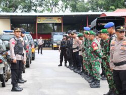Polresta Barelang Gelar Patroli Gabungan TNI-Polri Dalam Rangka Pelantikan Presiden dan Wakil Presiden RI
