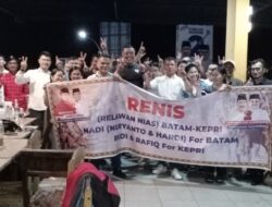 Ratusan Relawan Nias (RENIS) Siap Menangkan Paslon NADI dan Rudi -Rafiq