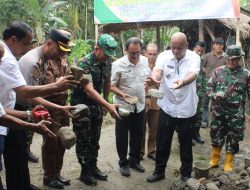 Peletakan Baru Pertama Groundbreaking Pembangunan Jembatan Garuda Tahap III & IV Dihadiri Bupati Nias Utara