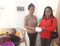 Bang YD Bersama Gerakan Peduli Kota Gunungsitoli, Sambangi Ade Baktian Ziliwu Yang Sedang Sakit