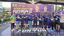 Dukung Kelancaran Event Olahraga, Polresta Barelang Laksanakan Pengamanan Batam Charity Fun Run 2026