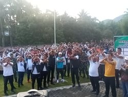 Gotong royong dan Penandatanganan Deklarasi bersama menolak judi online diwilayah kecamatan Singkep barat bersama Kejari Lingga