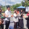 Danramil 04 Dabo dan Plt. Camat Singkep Barat Beri Kejutan HUT Bhayangkara ke – 80 di Polsek Singkep Barat