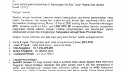 LSM KPK-RI Laporkan Dugaan Penyimpangan Proyek Peningkatan Jalan Teluk Erong–Kampung Besar ke BPK RI