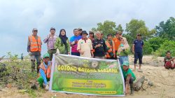 Kelurahan Dabo lama bersama desa batu berdaun se kecamatan Singkep giat Gotong royong,Goro