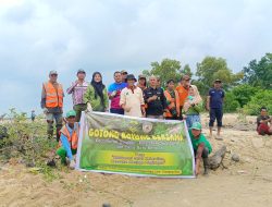 Kelurahan Dabo lama bersama desa batu berdaun se kecamatan Singkep giat Gotong royong,Goro